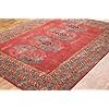 Arlo Red Vintage Blossom Area Rug in Light Blue and Beige Oriental Traditional Design