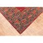 Arlo Red Vintage Blossom Area Rug in Light Blue and Beige Oriental Traditional Design