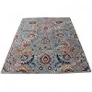 4005 Heritage Bloom - Handmade Woolen Tufted Rug Kerman Fine Wool Pile and Traditional Design