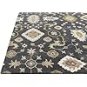 Juno Gray Vintage Rug Oriental  Wool Pile & Easy Care Areas in Living Room Bedroom.