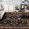 Adline Multi Blue Handmade Rugs Flower Traditional Afghan Design Non Shedding Fine Wool Pile