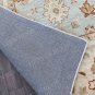 Malika Multi Vintage Blossom Area Rug in Light Blue and Beige  Fine Wool Pile