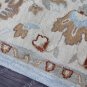 Malika Multi Vintage Blossom Area Rug in Light Blue and Beige  Fine Wool Pile