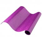 Heat Transfer Vinyl - Glitter | 12”x19” | for DIY Fashion, Décor - Amethyst