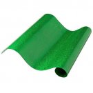 Heat Transfer Vinyl 12”x19” | Glitter | for DIY Fashion, Décor - Grass Green