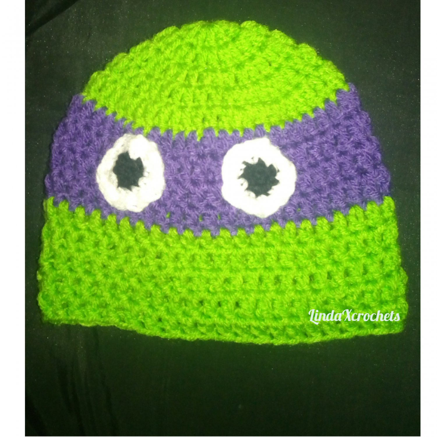 Crochet TMNT beanie hat