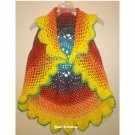 Crochet kids circular vest