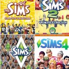 Game The Sims Complete Edition Packager Bundle