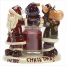 christmas friends candle holder