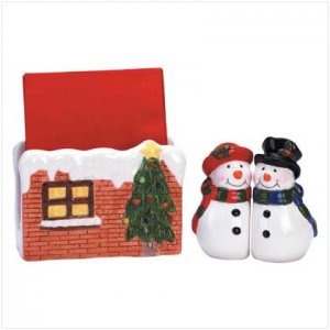 snowman table set