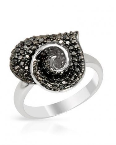 Heart Ring With Genuine Diamonds 925 Sterling silver !!!