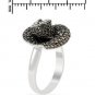 Heart Ring With Genuine Diamonds 925 Sterling silver !!!