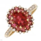 Ring With 1.25ctw Precious Stones - Genuine Diamonds