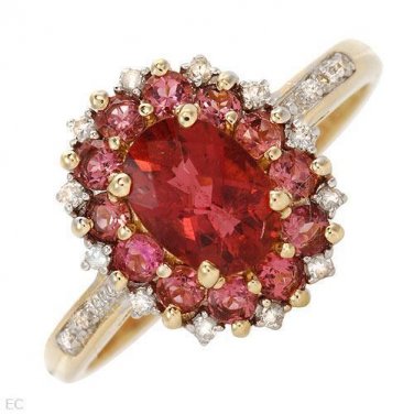 Ring With 1.25ctw Precious Stones - Genuine Diamonds
