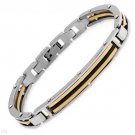 Bracelet Well Made in 14K Gold Plated Stainless Steel