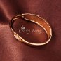 Yellow Gold Plated Crystal Rhinestone Charming Diameter 2.5 inch Bracelets !!!
