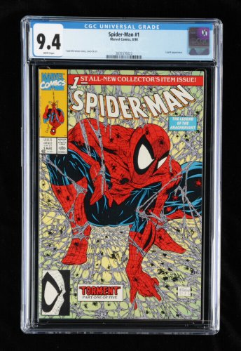 1990 "Spider-Man: Torment" Vol. 1 Issue #1 Green Edition Todd McFarlane Variant