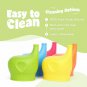 Silicone Sippy Cup Lids (5 Pack) - Elephant Silicone Spout Makes Cup !!!