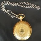 1980s MAJESTRON QUARTZ POCKET WATCH Gold tone - Needs battery. !!!