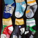 Baby Boy Anti-slip Socks Toddler Newborn Slipper Shoes Boots 0-12 Months!!!