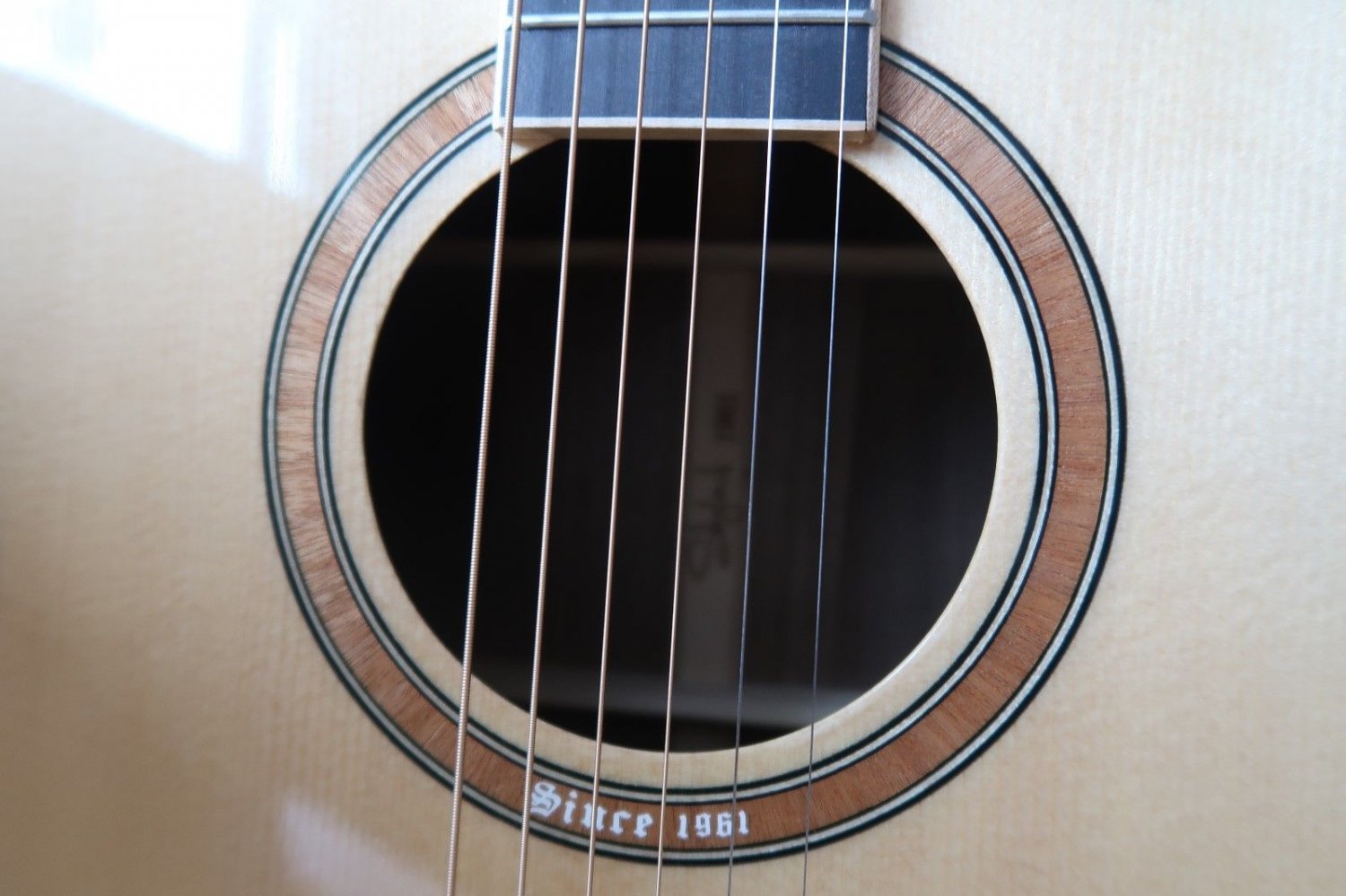 Skylark Acoustic Guitar Cutaway Bevel Cut Arm Rest Solid Spruce Top