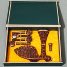 Set of Premium Snakewood Violin Fitting Pegs Tailpiece Chinrest Free US Shipping
