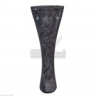 Carved Ebony 4/4 Violin Tailpiece Full Size Violin Fiddle Part with Tailgut