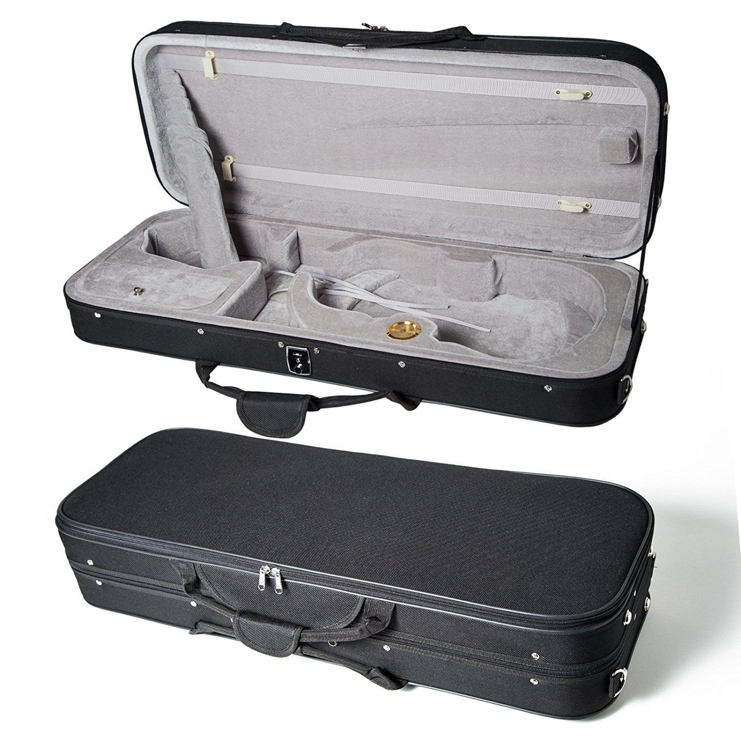 High Quality 16 "Viola Case Lightweight with Hygrometer Black/Grey Free