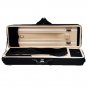 4/4 Full Size Professional Oblong Violin Hard Case w Hygrometer Black/Brown