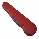 PAITITI Triangular Violin Shaped 4/4 Durable Super Light Fiber Glass Case Red
