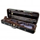 Sky Violin Oblong Case VNCQF28 Lightweight with Hygrometer Black/Black Khaki