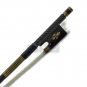 High Quality 4/4 Violin Bow Silver Inlay CarbonFiber BrassParts Fleur De Lys New