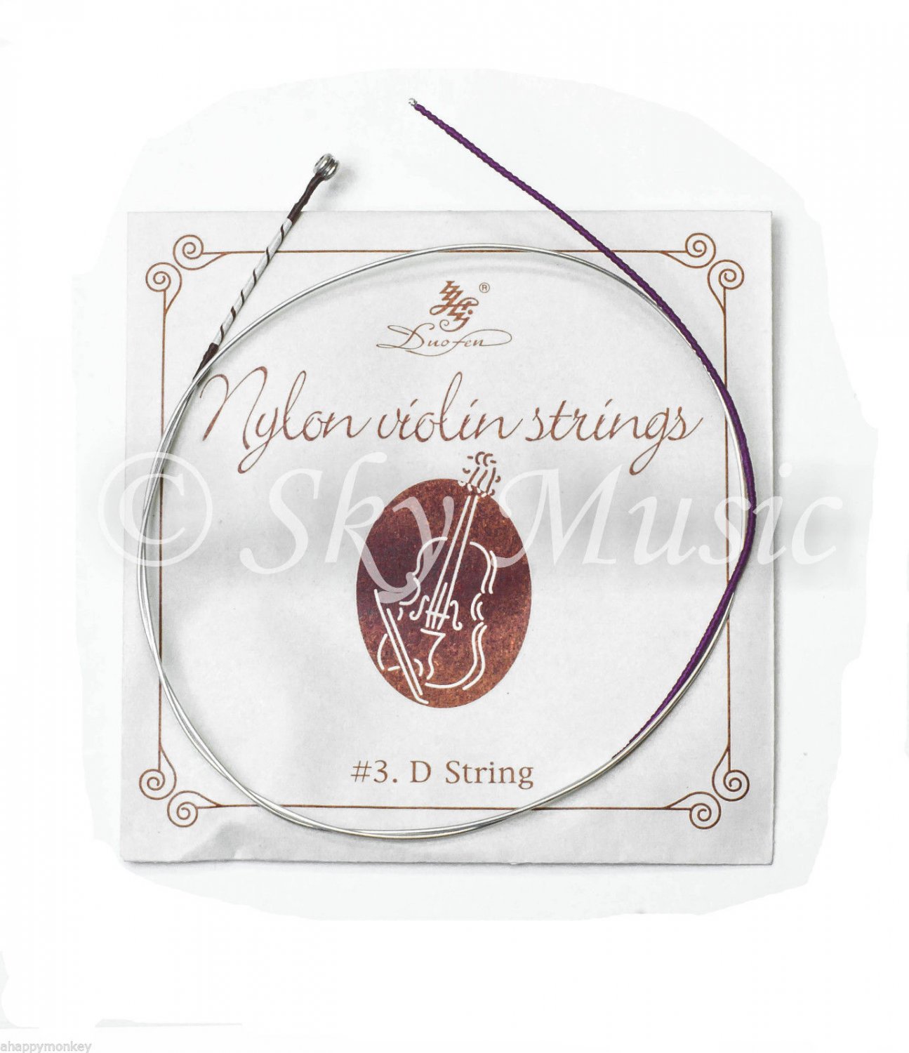 Nylon Violin Strings(Set) in 3/4, 4/4 Full Size