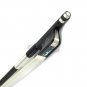 High Quality New 4/4 Cello Bow Satin Carbon Fiber Round Silver Wrap Double Eye