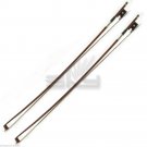 New Two (2) 1/10 Size Violin Bow Brazil Wood High Quality Free US Shipping