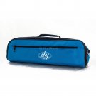 *GREAT GIFT*C Flute Hard Case Cover w Side Pocket/Handle/Strap Sky Blue