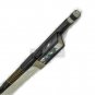 High Quality New 4/4 Full Size Violin Bow Carbon Fiber Double Eye Abalone-Black
