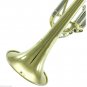 Top Quality Bb Gold Plated Brass Trumpet w Strong LightweightCase 7C Mouthpiece