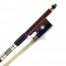 High Quality New 4/4 Size Violin Bow Brazilwood Fully-Line Abalone Silver Wrap