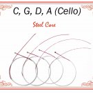 Paititi String Steel Core Beginner Level String Set 4/4 Size Cello High Quality