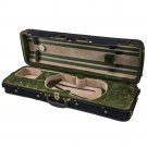 Sky Violin Oblong Case VNCQF04 Lightweight with Hygrometer Black/Green Khaki