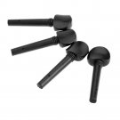 3/4 Size High Quality Ebony Violin Tunning Pegs Pre drilled Set of 4