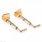 High Qulity 4/4 Full Size Violin Gold/Silver Metal Chinrest Clamp Violin Parts