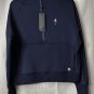 NWT Greyson Nash Womens Midnight Sky Half Zip Long Sleeve Hoodie Size Medium