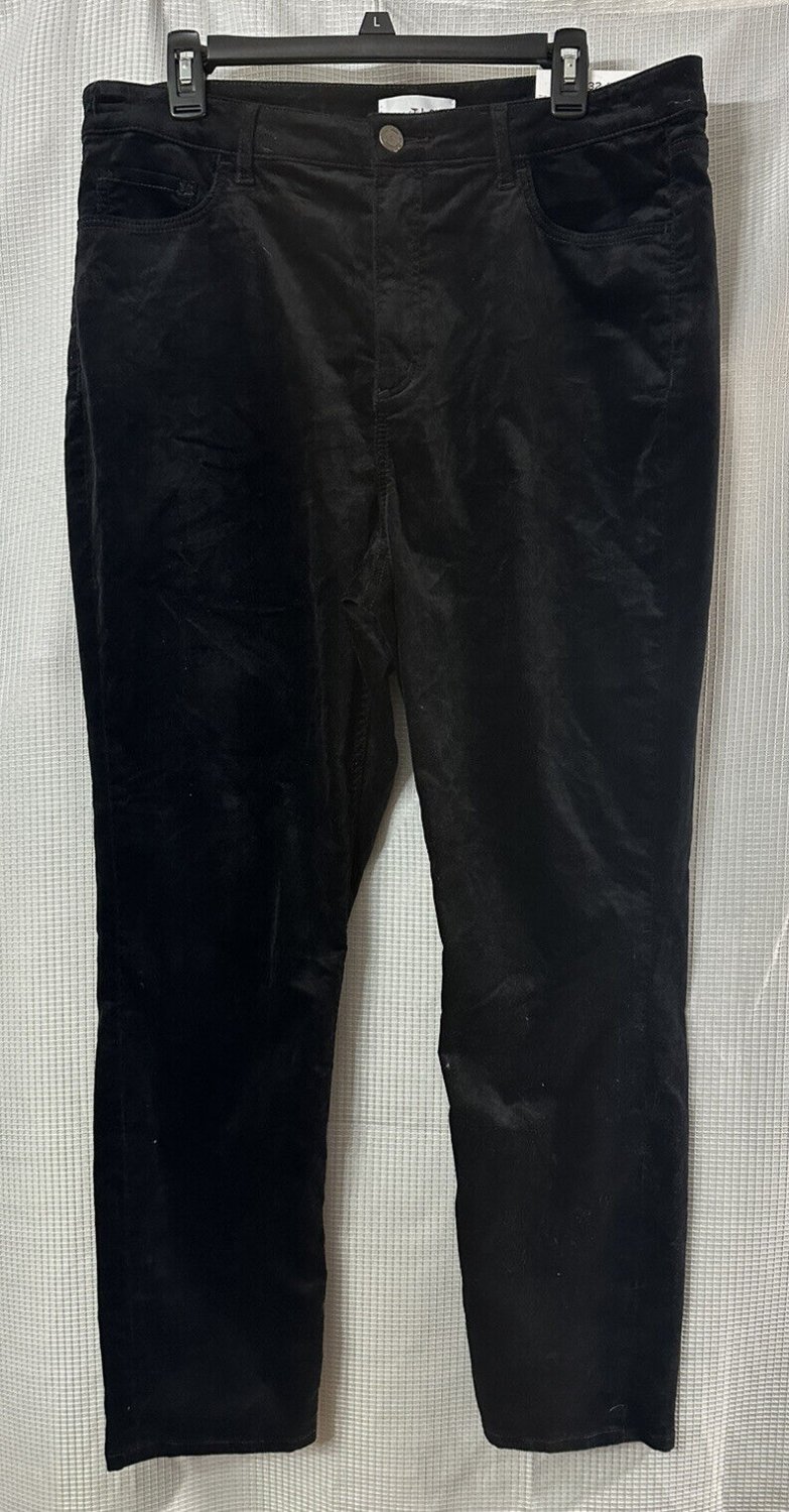 NWT Made and Loved Ann Taylor loft Womens Curvy Skinny Black Pants Plus Size 14