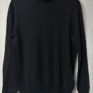 NWT Idris Elba + Superdry Mens Call Sheet Roll Neck Black Lightweight Sweater XL