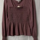 NWT Altard State USA Womens Long Sleeve Stretch Top Blouse Shirt Size Medium