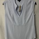 NWT J. Crew Womens Light Blue Short Sleeve Casual Top Blouse Shirt Size XS