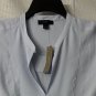 NWT J. Crew Womens Light Blue Short Sleeve Casual Top Blouse Shirt Size XS