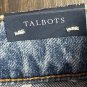 NWT Talbots High Waist Straight Leg Womens Light Wash Ankle Jeans Denim Size 14